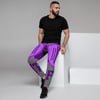 BOSSFITTED Purple and Grey AOP Men's Joggers