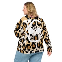 Image 1 of Leopard Unisex Bomber Jacket