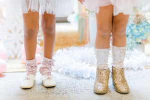 Image of Crushed Velvet and Pearl Slouch Socks