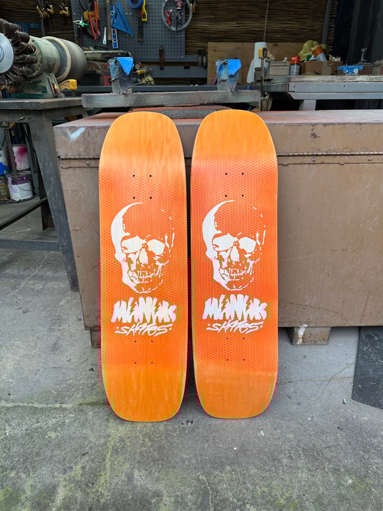 8.75 Double Shovel CURB SMASHER - OG Skull - Honeycomb 