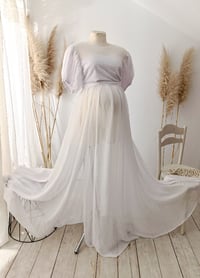 Image 1 of White dress for photoshoots | Millie | size M | chiffon