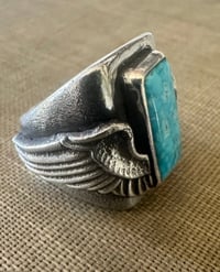Image 2 of Kingman Wing Ring size 9.5