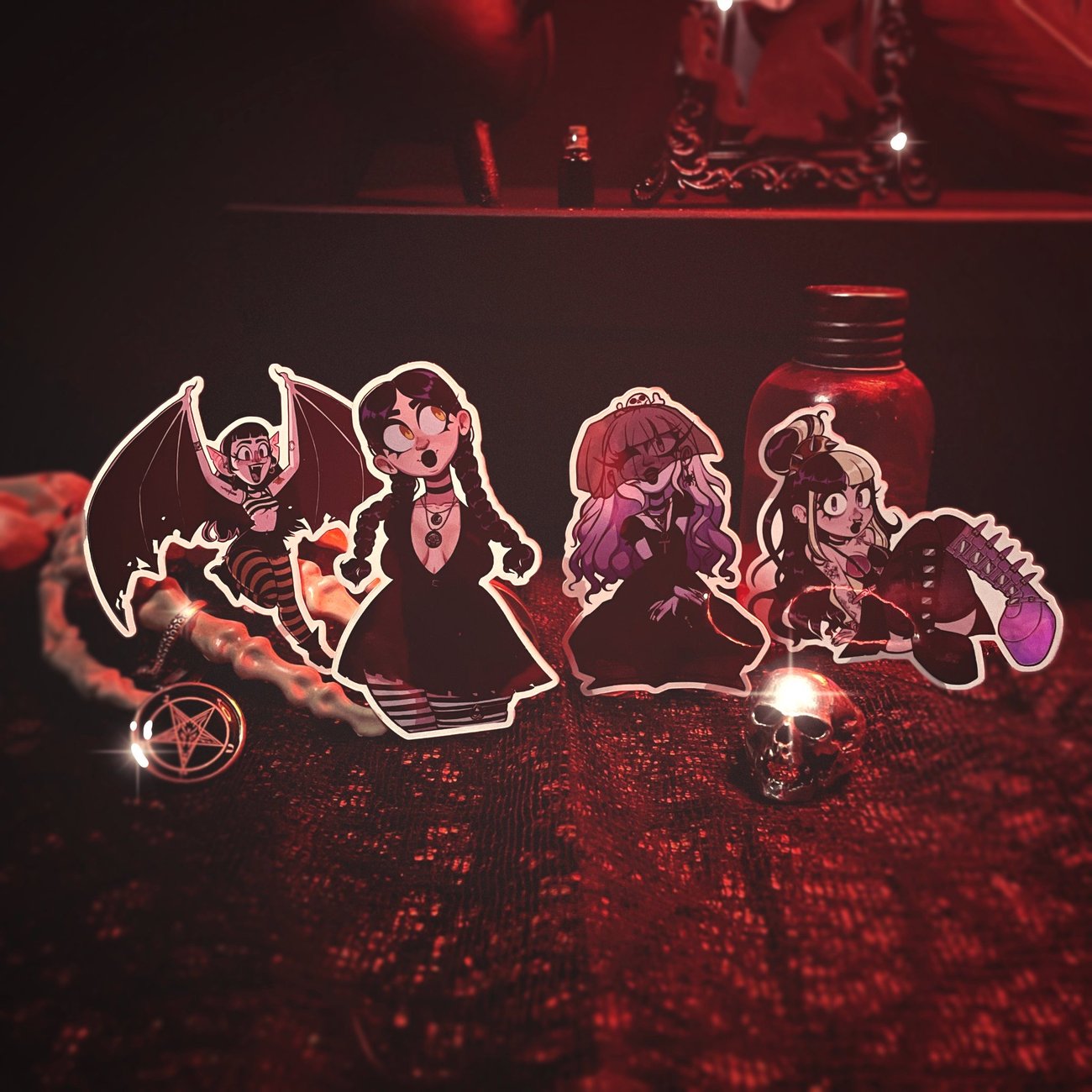 Goth Girl Sticker Pack | mattmarblo