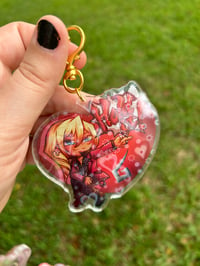Image 4 of Ace Attorney AA Miles and Phoenix 3 Inches Holographic Charm