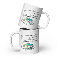 Image 2 of White glossy mug laundry 