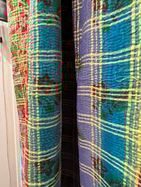 Image 4 of Kantha carreaux et fleurs