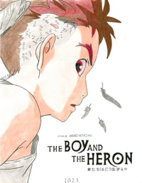 THE BOY AND THE HERON Art Print