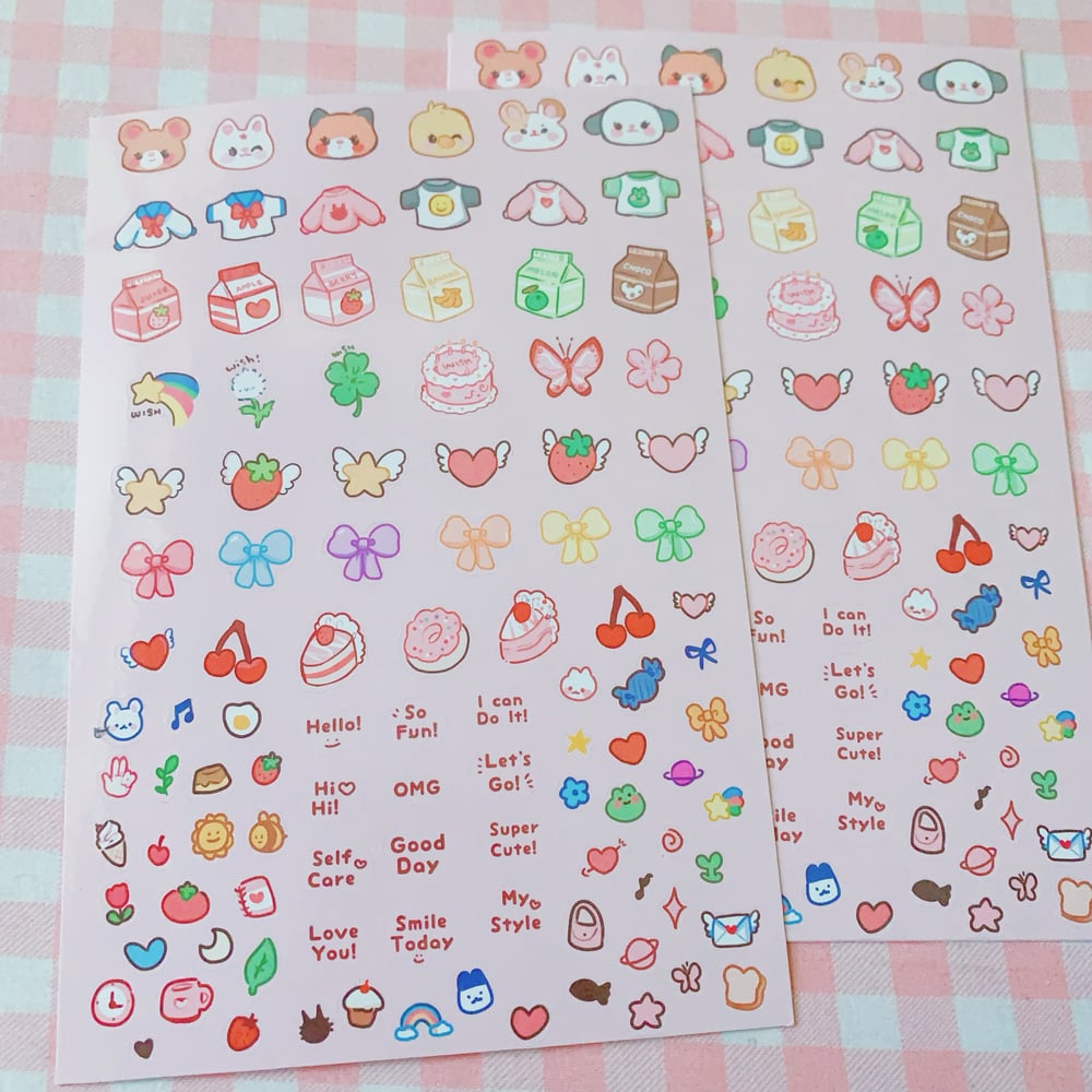 Image of 100+ Cute Day Deco Sticker Collection