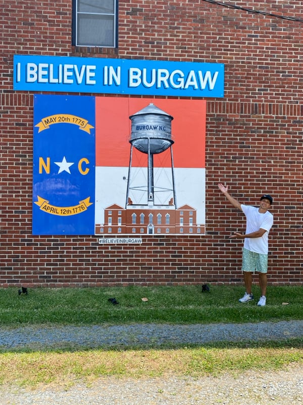 Image of I BELIEVE IN BURGAW (mural installation)
