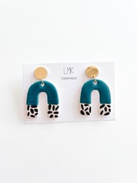 Paire de boucles d'oreilles céramique TOTEM U canard