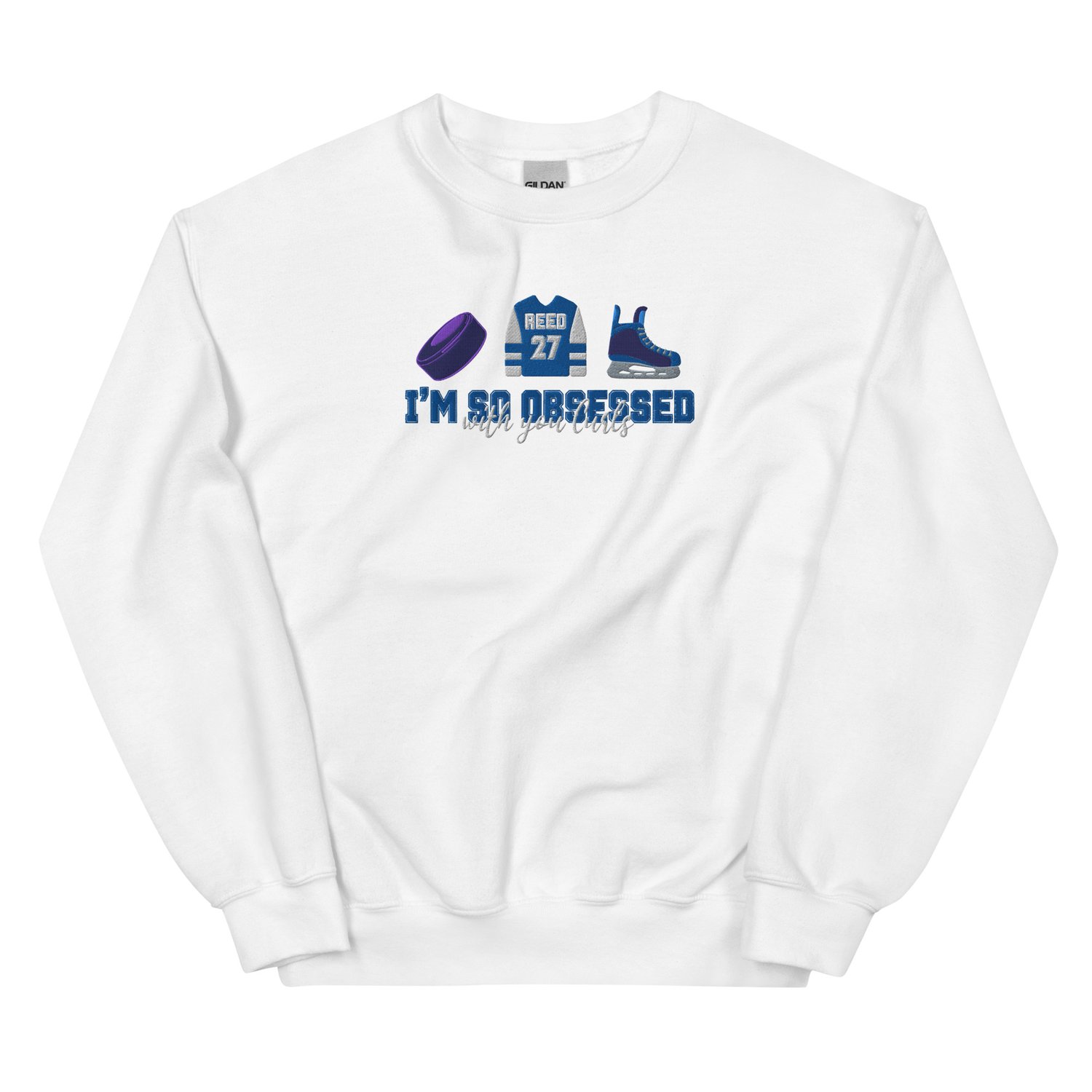 Image of Officially licensed Ryan embroidered Unisex Sweatshirt