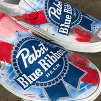 Image 3 of Freestyle Pabst Blue Ribbon Custom Vans 