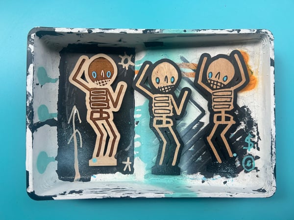 Image of triple Skel roller tray 