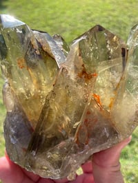 Image 8 of Smoky Citrine Points Cluster #1877
