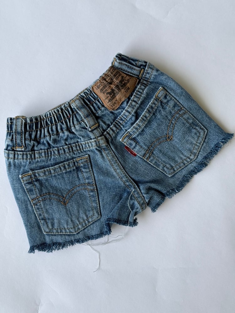 Image of Upcycled  526 Levi's Shorts Size 12 Months