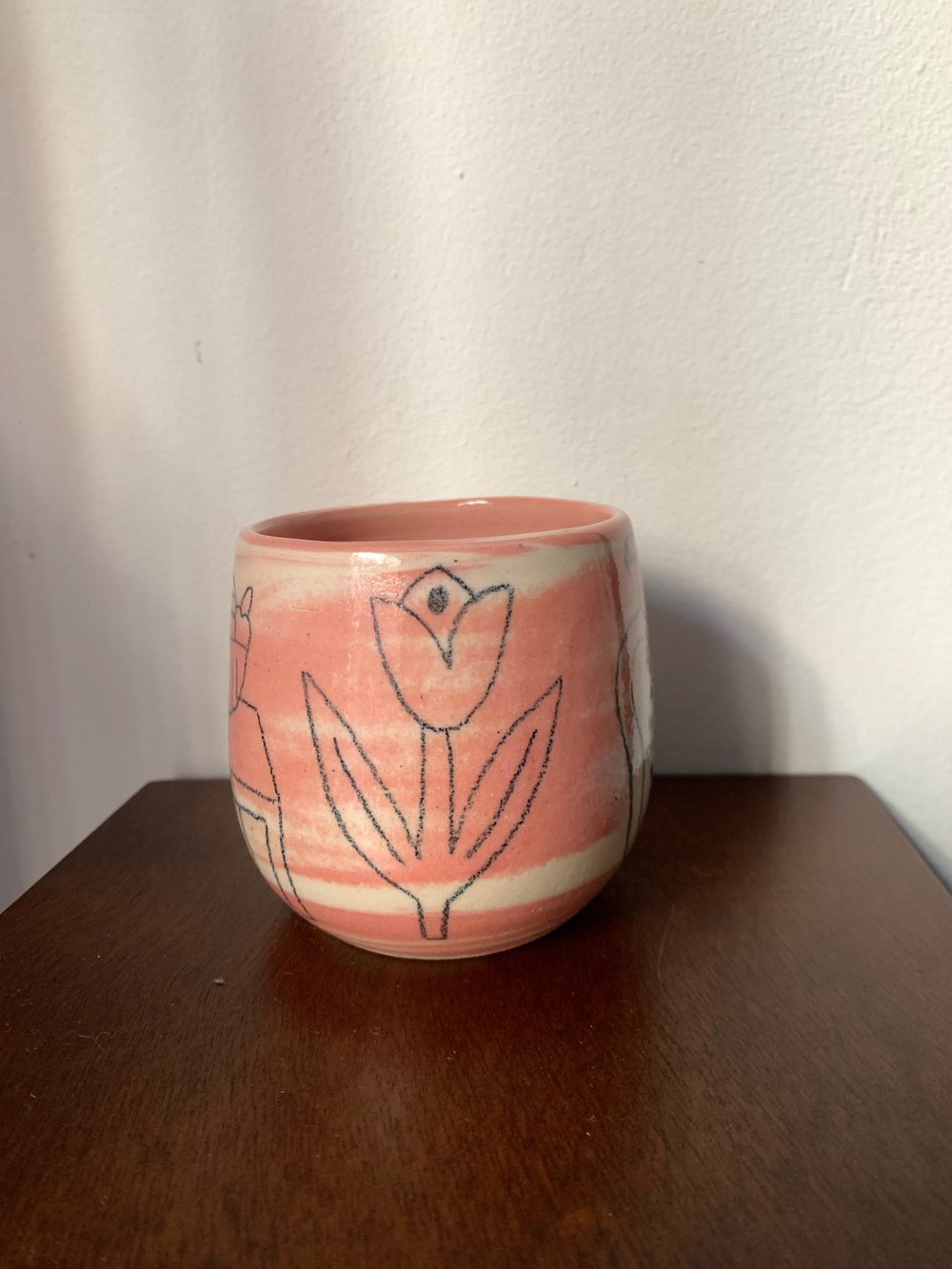 Vaso marmolado rosa 3 (Lucia Arnau)