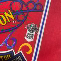 Image 3 of DEADSTOCK HARLEY DAVIDSON BANDANA RED ROOE