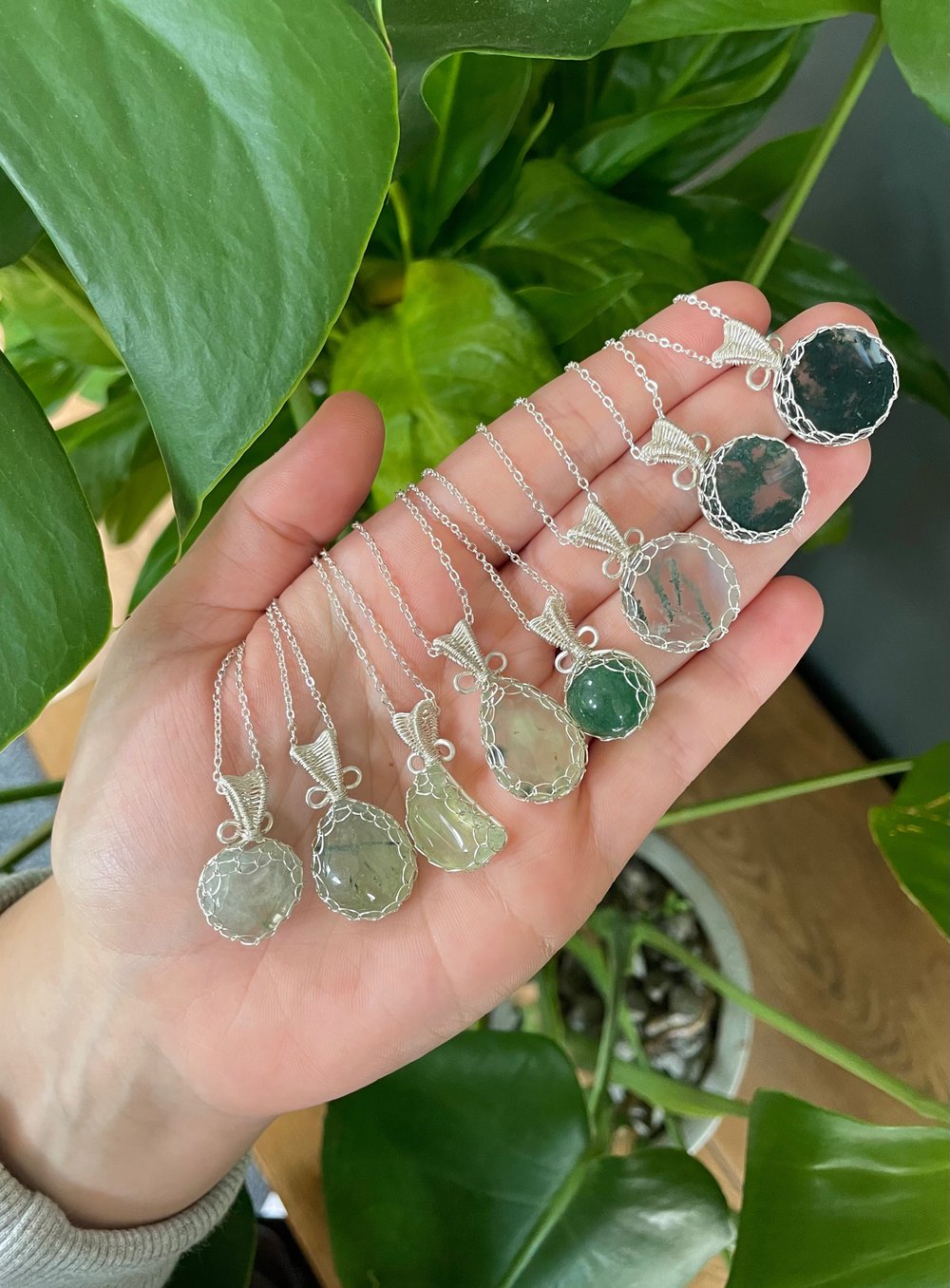 natures magic crystal necklaces!