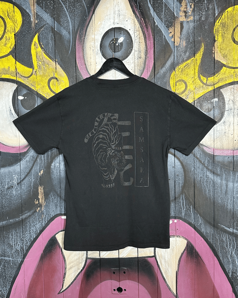 Image of Japanese Tiger Tee in Faded Black