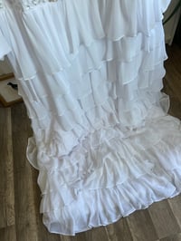 Image 2 of White sequins layers dress 
