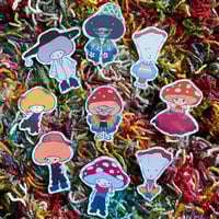 Image 1 of Pride Mushroom Stickers