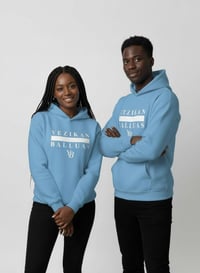 Image 3 of YB Carolina Blue Heavy Blend Fleece Pullover Hoodie