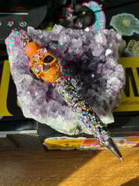 Image 4 of Orange Skull Pen 