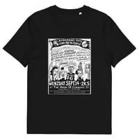 Image 1 of Benefit Flyer | organic unisex t-shirt (dark colors)