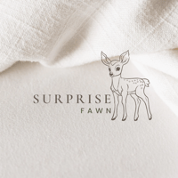 SURPRISE Fawn Ear handmade bonnet