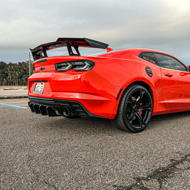 3 Piece Quad Tip Diffuser. Fits 2016 - 2023 Camaro. Available in Gloss Black  and Matte Black. | JCS - CUSTOMS