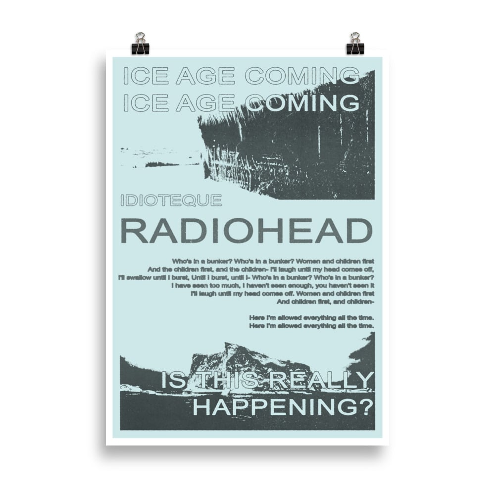 Image of Radiohead Poster