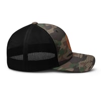 Image 5 of Corbin Pickard Branded Camouflage snap back trucker hat