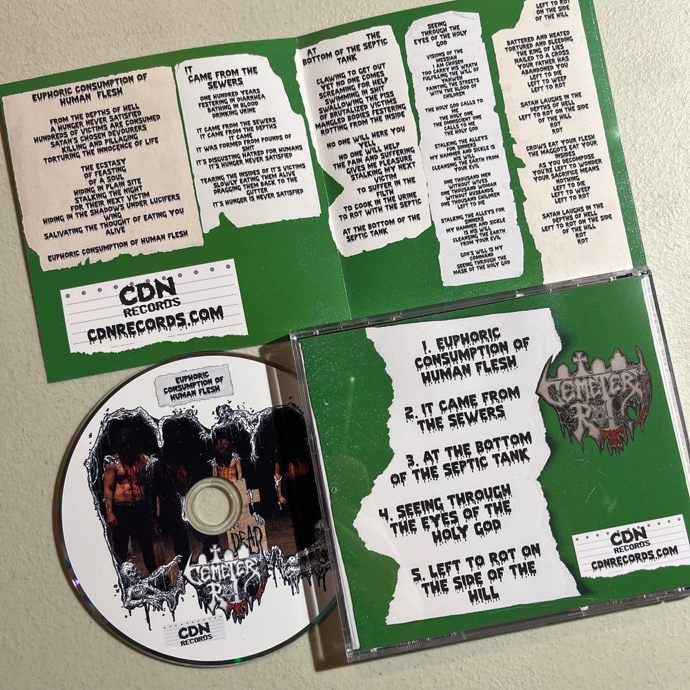 CEMETERY ROT - "Euphoric Consumption of Human Flesh" CD