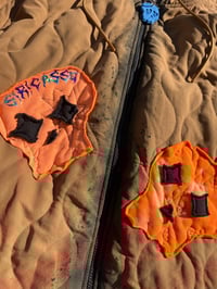 Image 4 of Sugar Skull jacket Orange ☠️🕯️