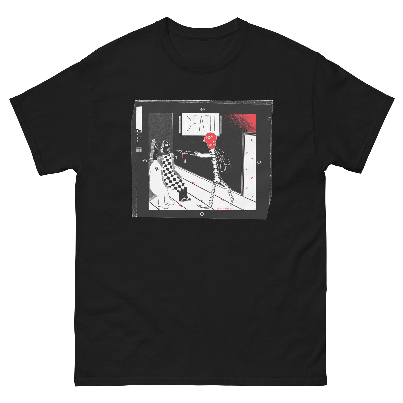 MARK BEYER DEATH T-Shirt | Dummy Zine - Comics History and