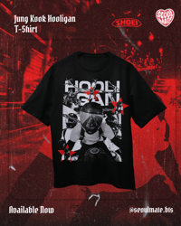 Image 1 of BTS Jungkook Hooligan Tshirt Instock