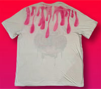 Image 3 of “CHERRY PIE” HAND PAINTED T-SHIRT 2XL