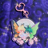 Image 1 of Double Sided Fae BakuDeku Keychain 