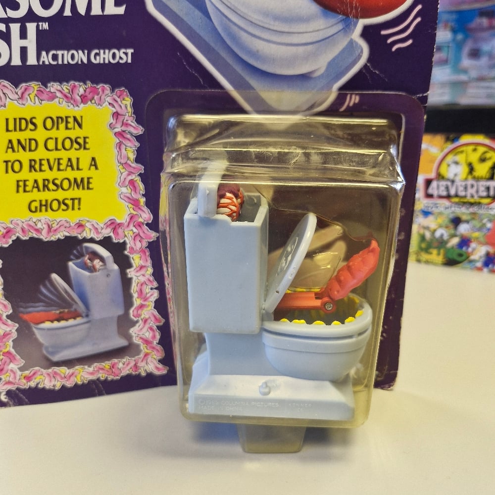 Image of Kenner The Real Ghostbusters Fearsome Flush Action Ghost Figure (Carded)