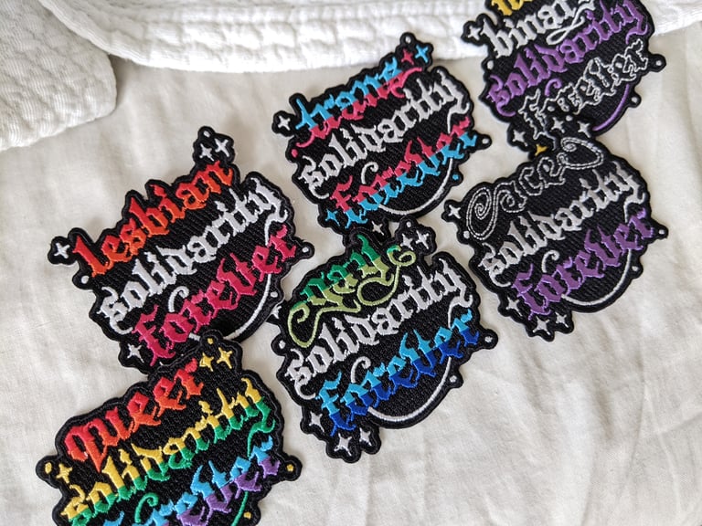 ... Solidarity Forever Embroidered Patch