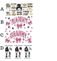 Image 2 of UV DTF Family Tumbler Wraps