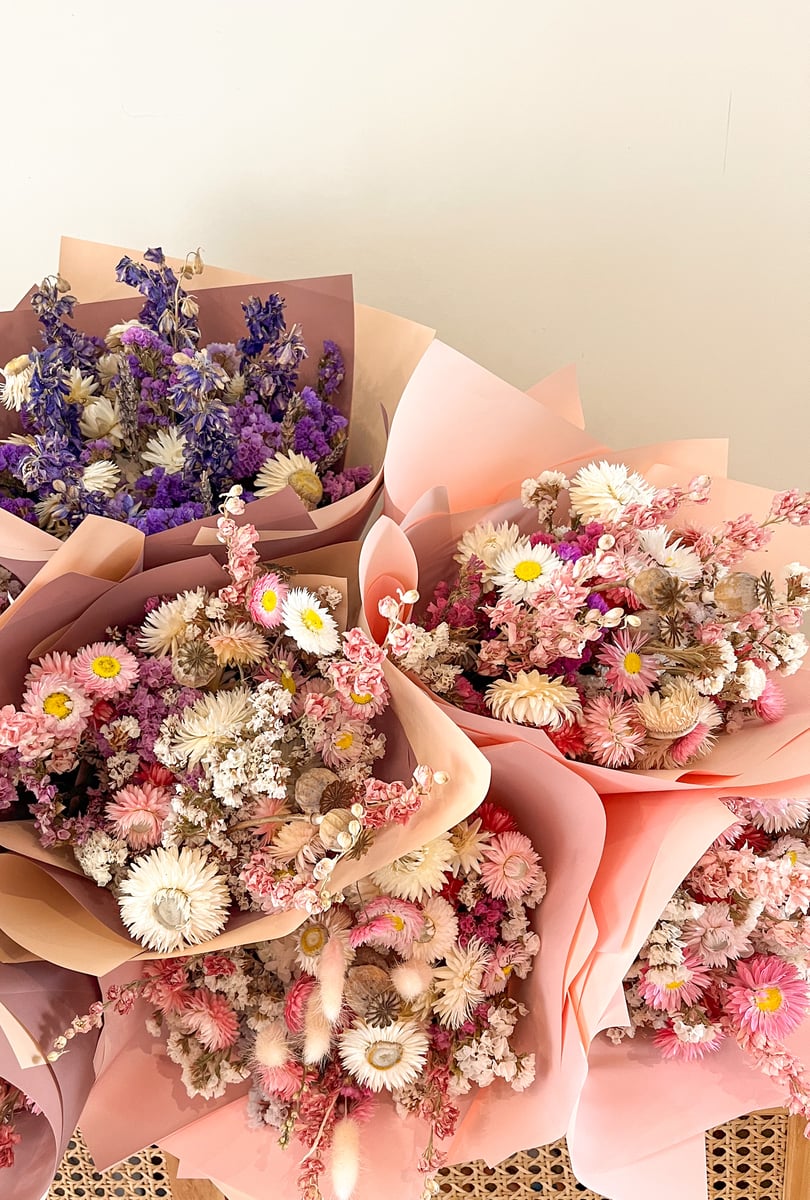 Dried Flower Bouquet Wrap – Houseoflilac, 51% OFF