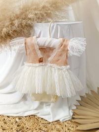 Image 2 of Photo prop | Newborn girls photoshoot outfit | Rosalie | beige | cream