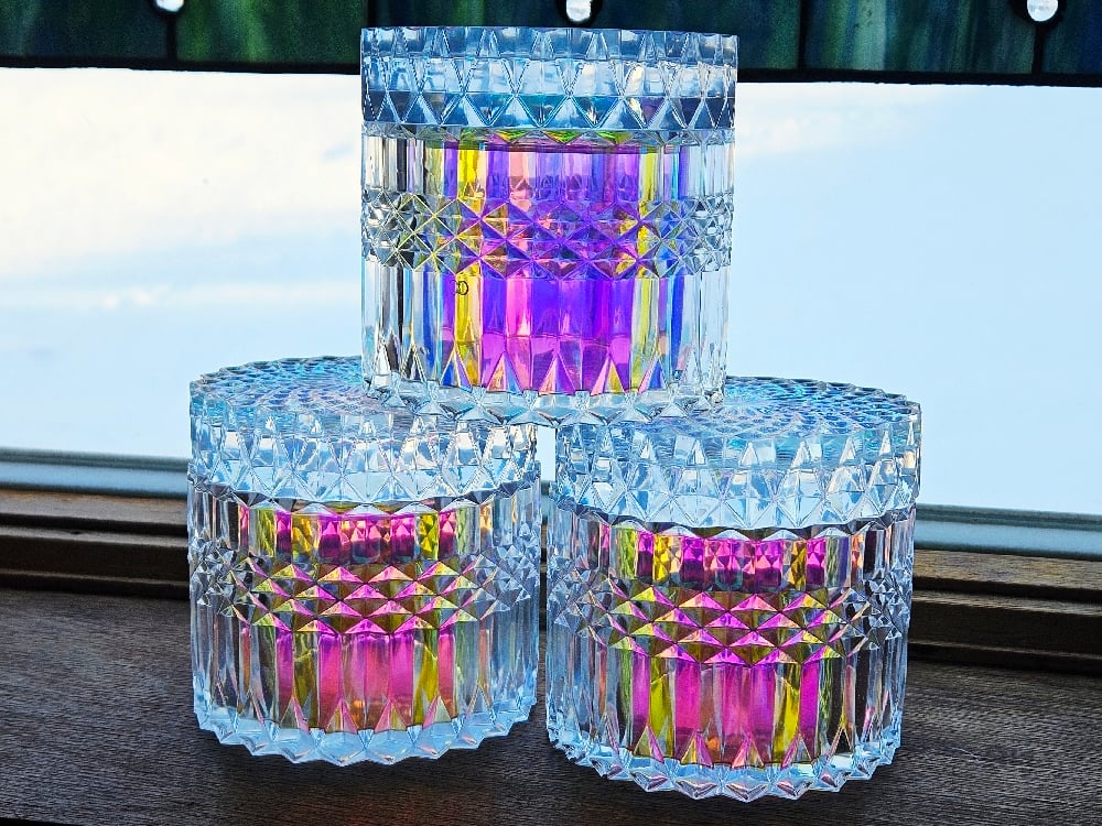 Image of Clearidescent Trinket Box/ Lantern option 1
