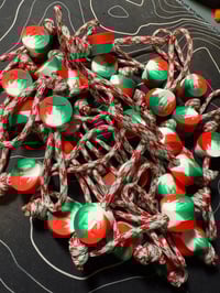 Image 2 of Las Calles Mexican flag beads 