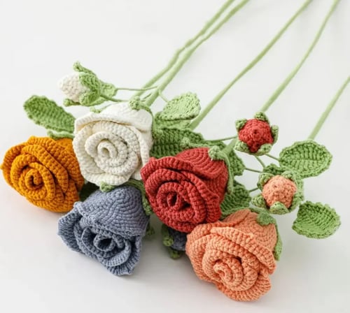 Image of Crochet Messenger Bouquet