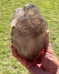 Image 1 of Smoky Quartz Enhydro Multi Terminated Crystal | Zambia #2966 