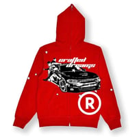 crafted dream's hoodie red