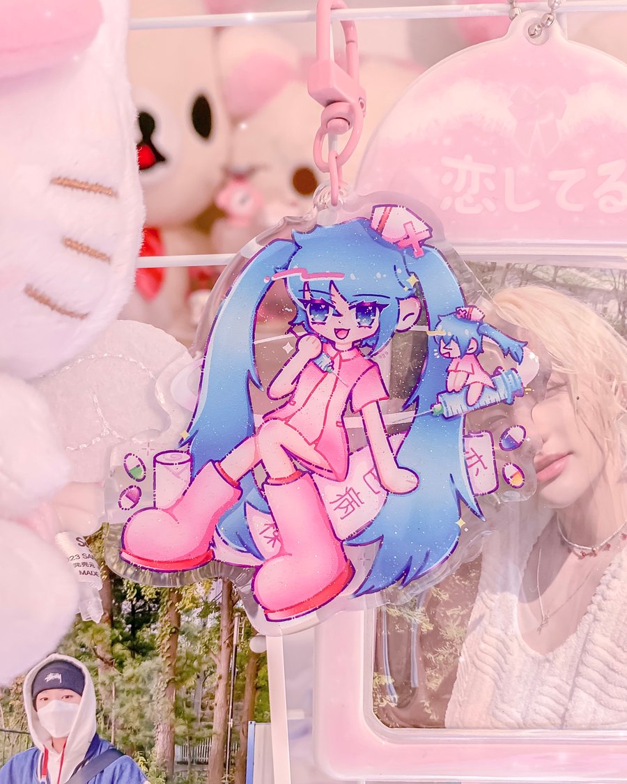 Image of Vocaloid Nurse Miku | Acrylic Charm 