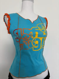 Image 2 of 00s Tropical tank top // M